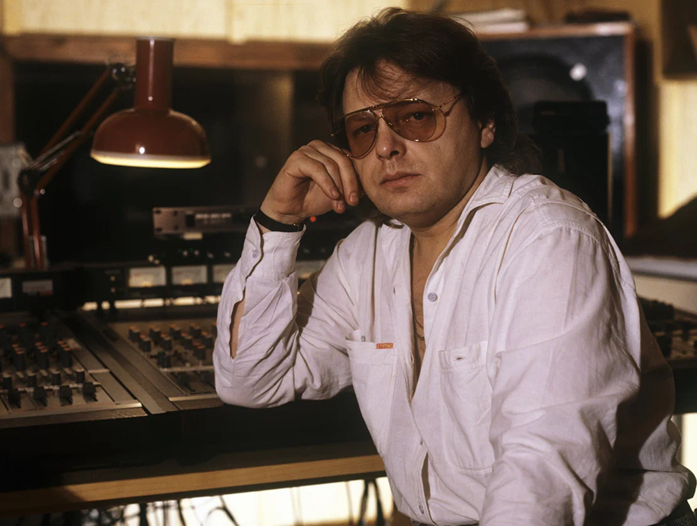 Юрий Антонов в студии звукозаписи, 1980-е годы