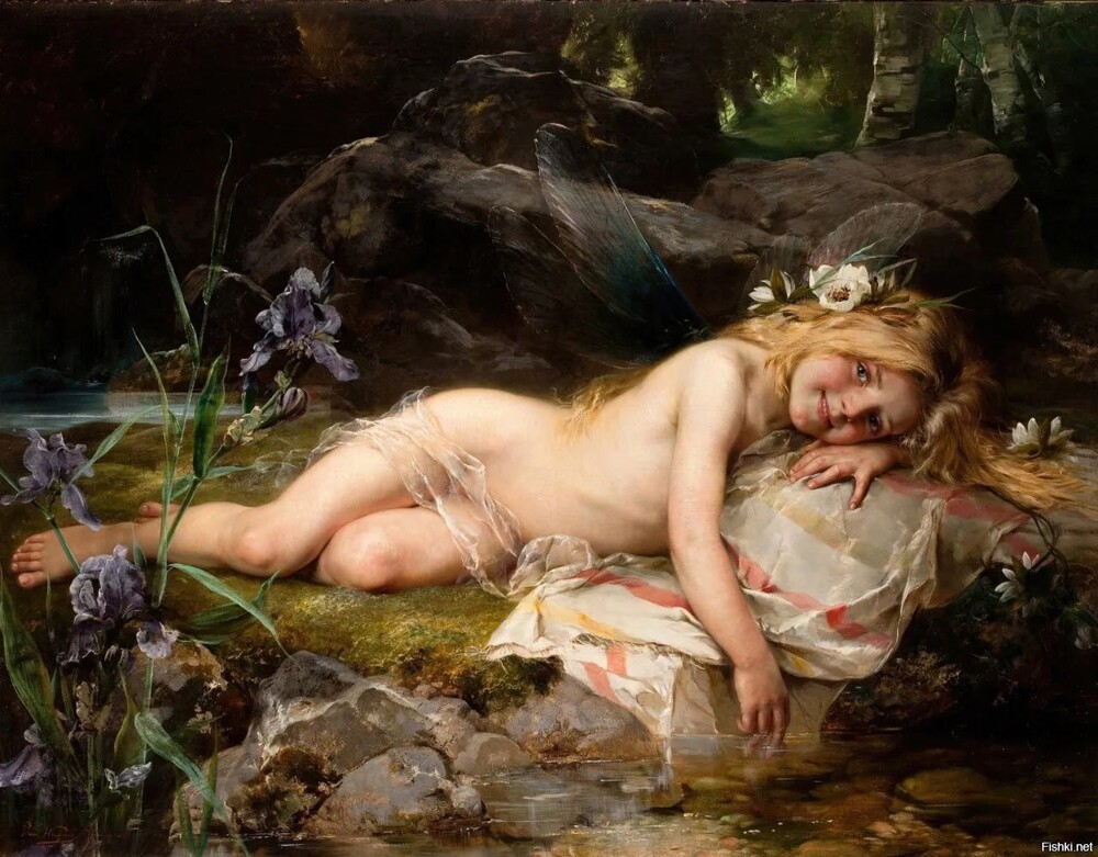 «Лесная нимфа»,1898 — Пол Вагнер (1852-1937)