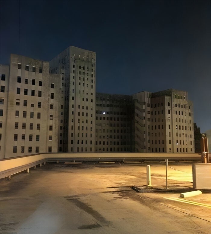 24. Заброшенная больница в Новом Орлеане, США