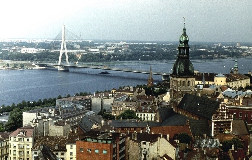 А вот так выглядела столица Латвийской ССР город Рига