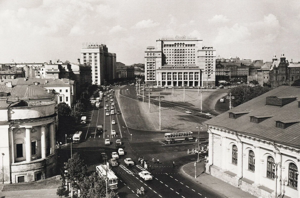 Москва, проспект Маркса, 1963 год.