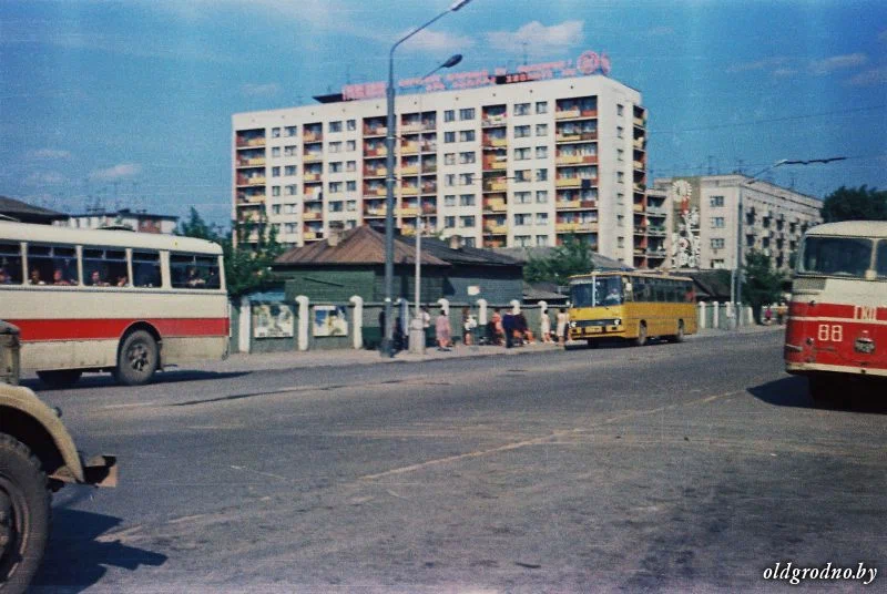 Гродно, Белорусской ССР, проспект Космонавтов, 1974 год.