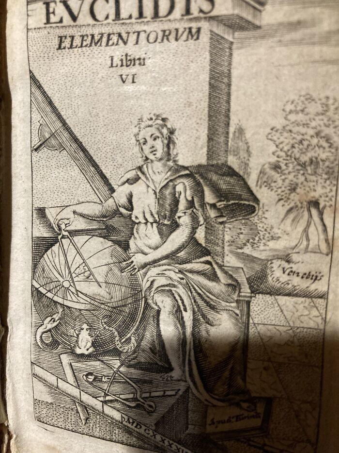 20. "Начала" Евклида, напечатанные в 1647 году