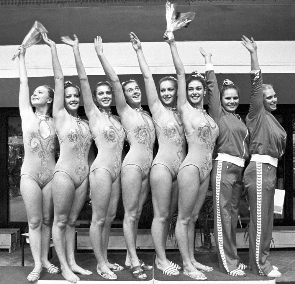 Команда "Буревестник" (Москва) – обладатель Кубка СССР по синхронному плаванию (1982)