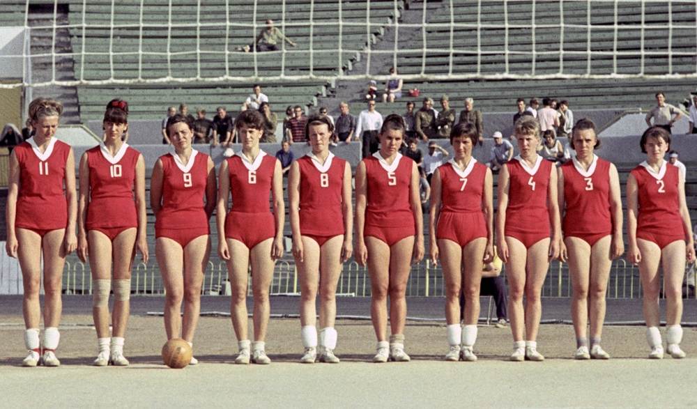 Чемпионы IV летней Спартакиады народов СССР по волейболу женская команда Москвы (1967)