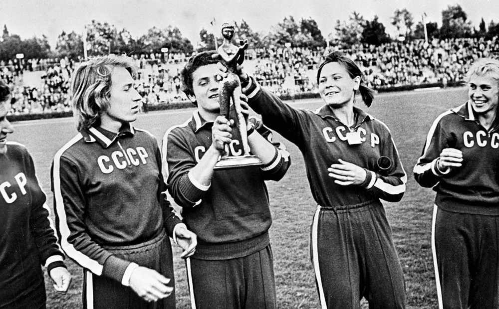 Женская сборная команда СССР, победители первого Кубка Европы по легкой атлетике (1965)