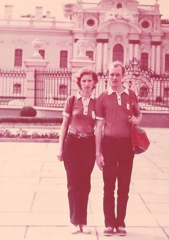 Рижане в свадебном путешествии по Киеву, 15.06.1985 года.