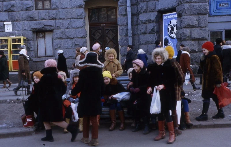 Юные киевляне, 1982 год.