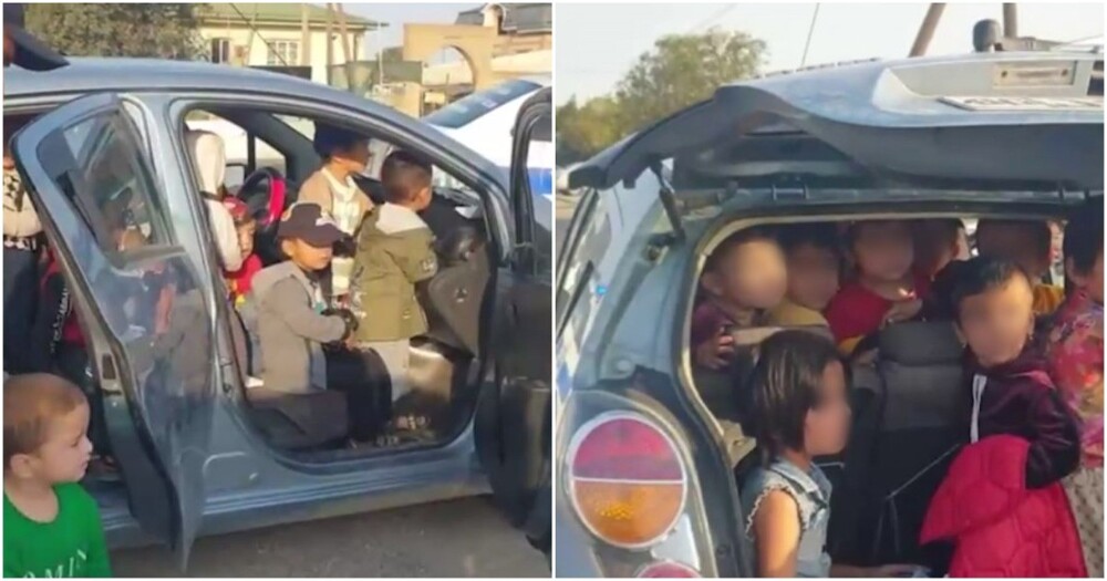 Заведующая детского сада перевозила 25 детей в автомобиле Spark
