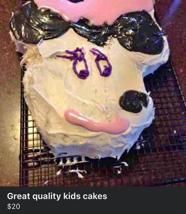 5. "Детские торты отличного качества, 20 долларов"