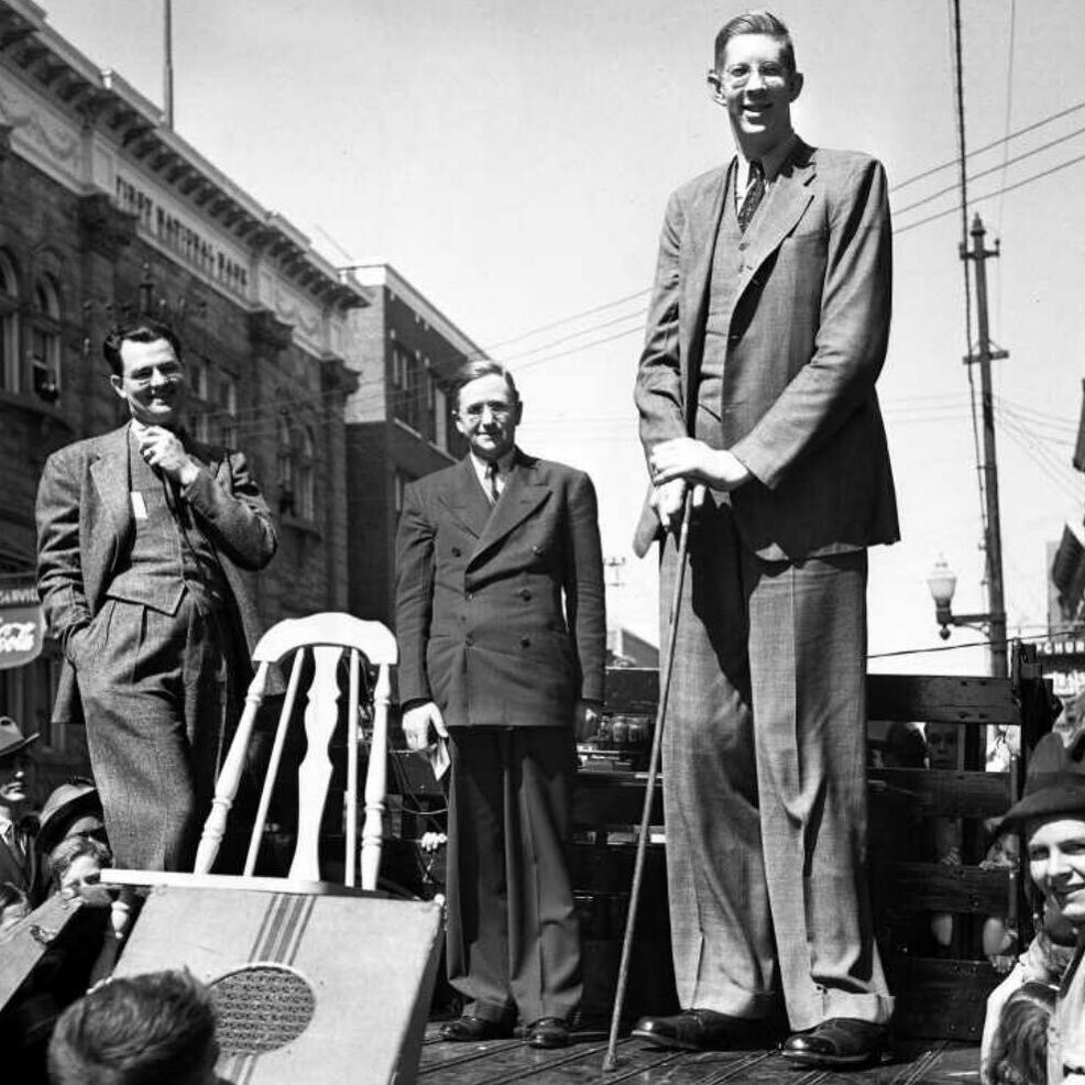 29. Роберт Уодлоу, самый высокий человек в истории. 1930-е