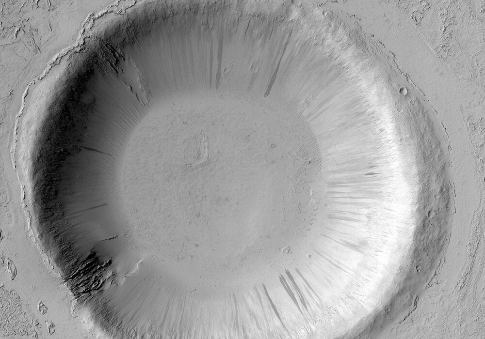 "Марс как искусство" изображения, полученные космическим аппаратом Mars Reconnaissance Orbiter
