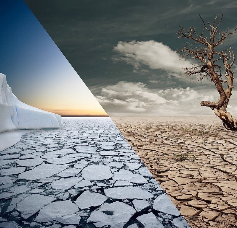 Таяние льдов и экстремальные засухи