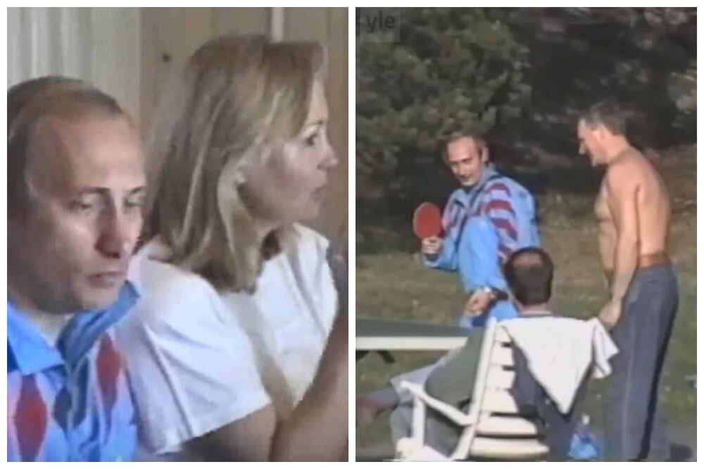 Финский телеканал опубликовал архивные кадры отдыха Путина и Собчака
