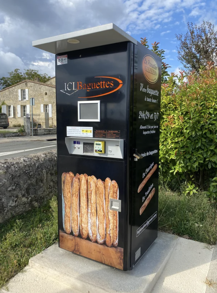 18. Автомат с багетами во Франции