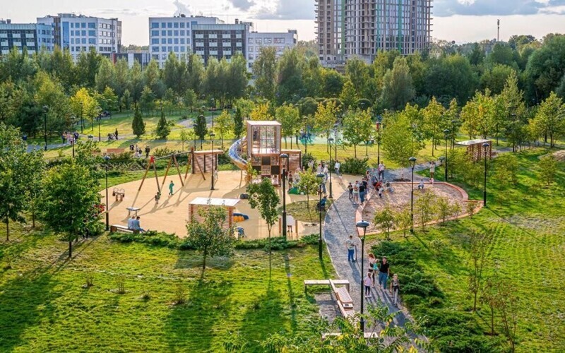 Парк «Долгие пруды» в Москве после благоустройства⁠⁠