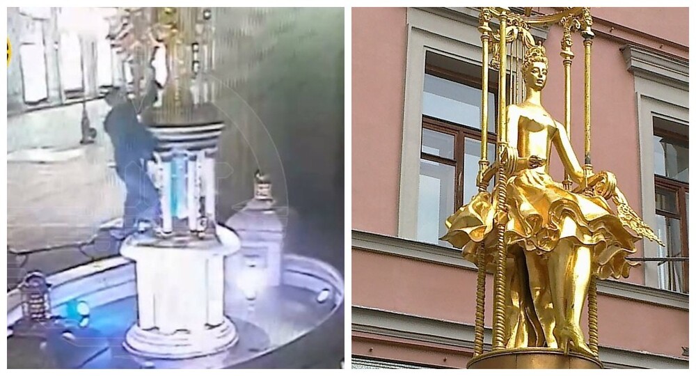 "Быдло - оно и есть быдло!" Скульптура Принцессы Турандот в Москве снова подверглась нападению