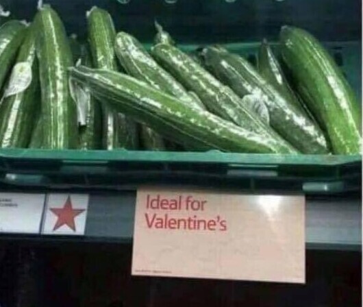 9. Агрессивный маркетинг в супермаркете "Идея для празднования Дня Святого Валентина"