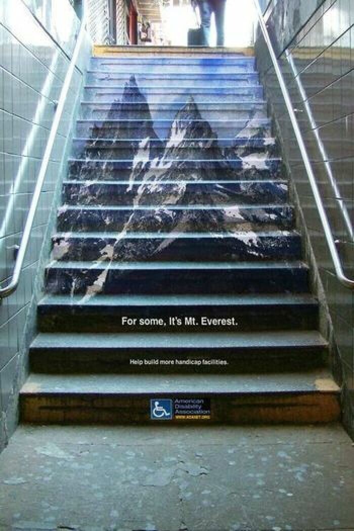 17. Для некоторых эта лестница — Эверест. Американская ассоциация инвалидов
