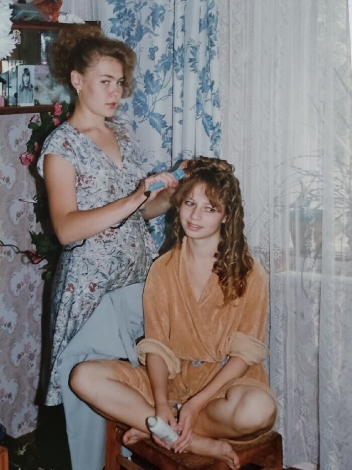 Подготовка к свадьбе, 1996 год.