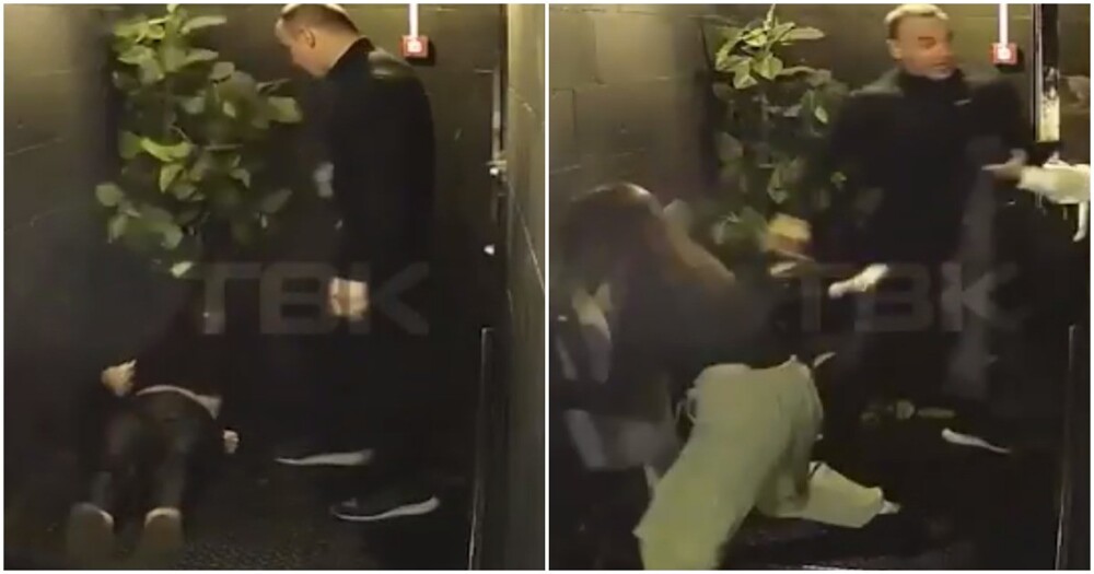 Охранник жёстко выставил пьяных посетительниц из бара в Красноярске