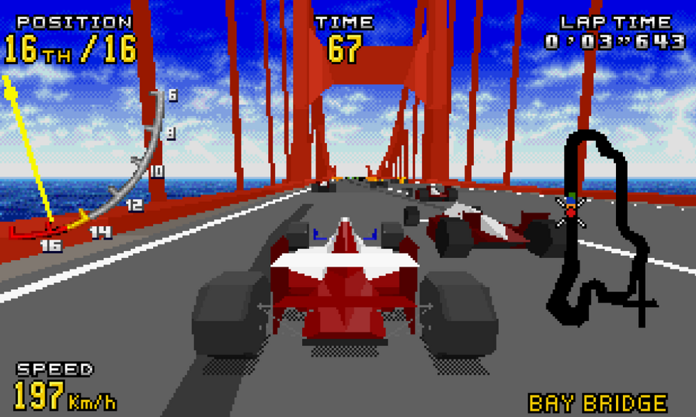 Топ-10 лучших гоночных игр на приставке "Sega mega drive 2"