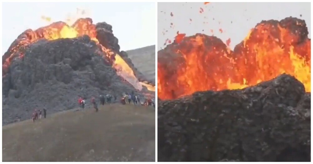 Вулканический туризм в Исландии
