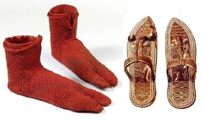 41. Тутанхамон носил носки с сандалиями