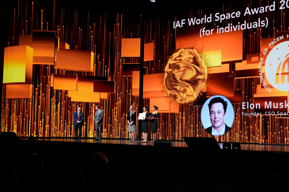 Илон Маск получил Всемирную космическую премию
