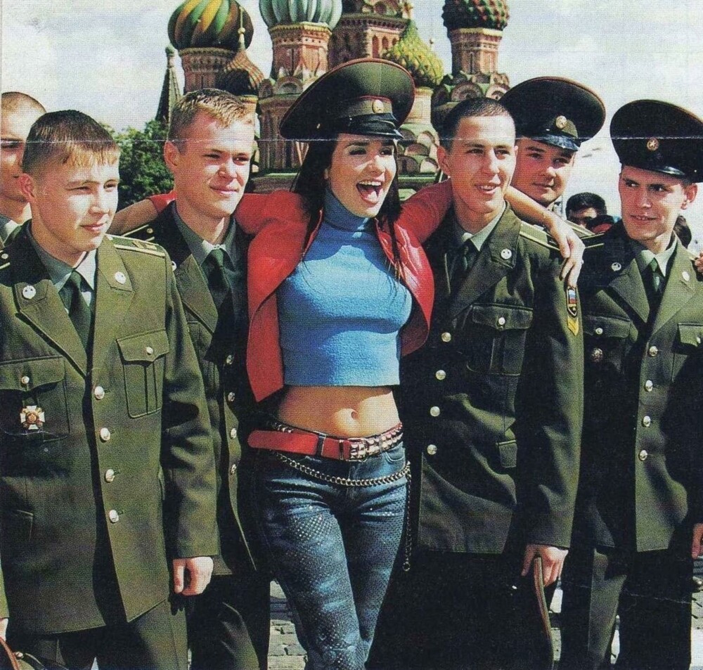 Наталья Орейро в Москве, 2001