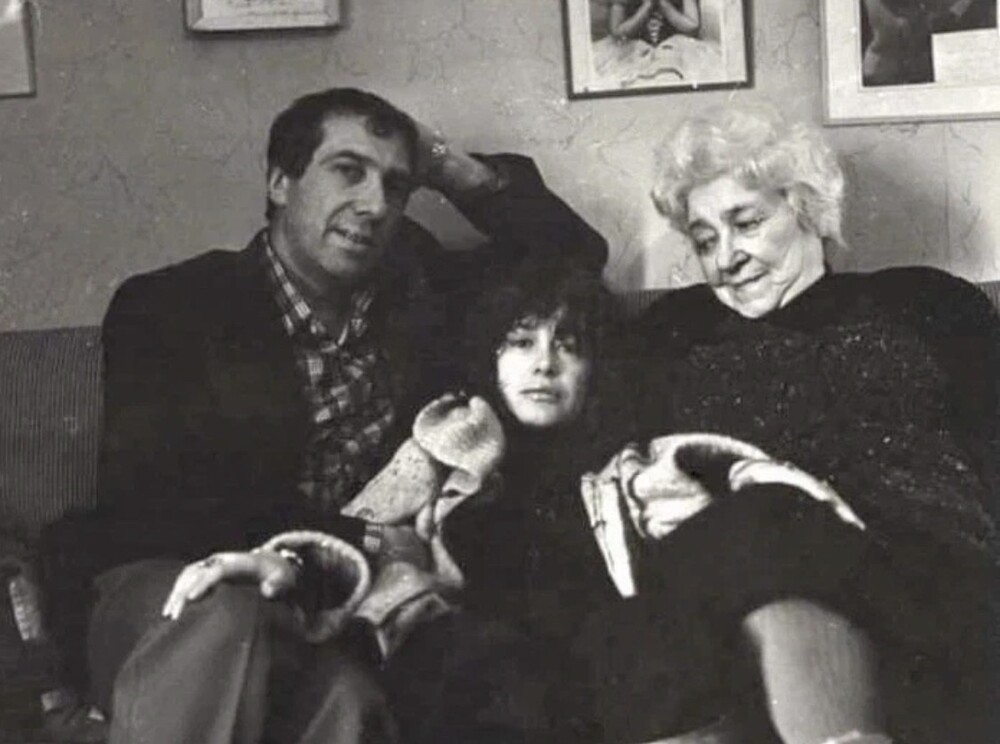 Сергей Юрский и Марина Неелова в гостях у Фаины Раневской, 1982 год, Москва
