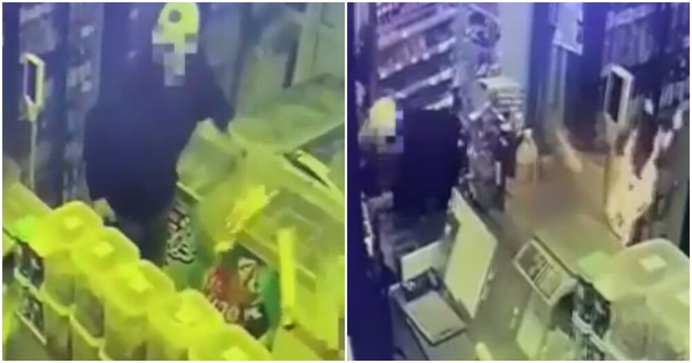 В Нижнем Новгороде мужчина ограбил магазин при помощи куска горящего картона