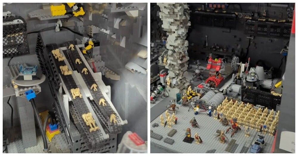Фабрика дроидов из LEGO