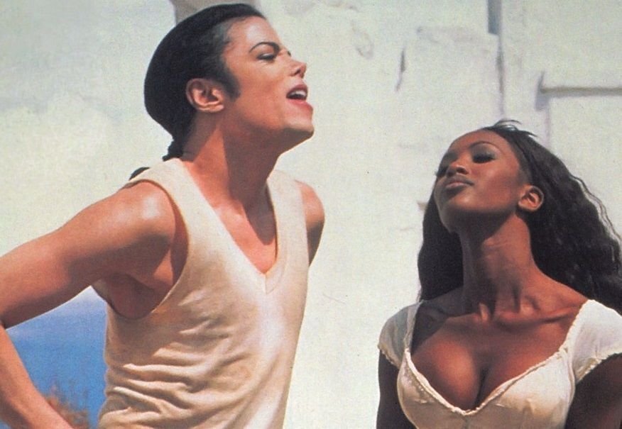 Как супермодель Наоми Кэмпбелл снялась в клипе Майкла Джексона