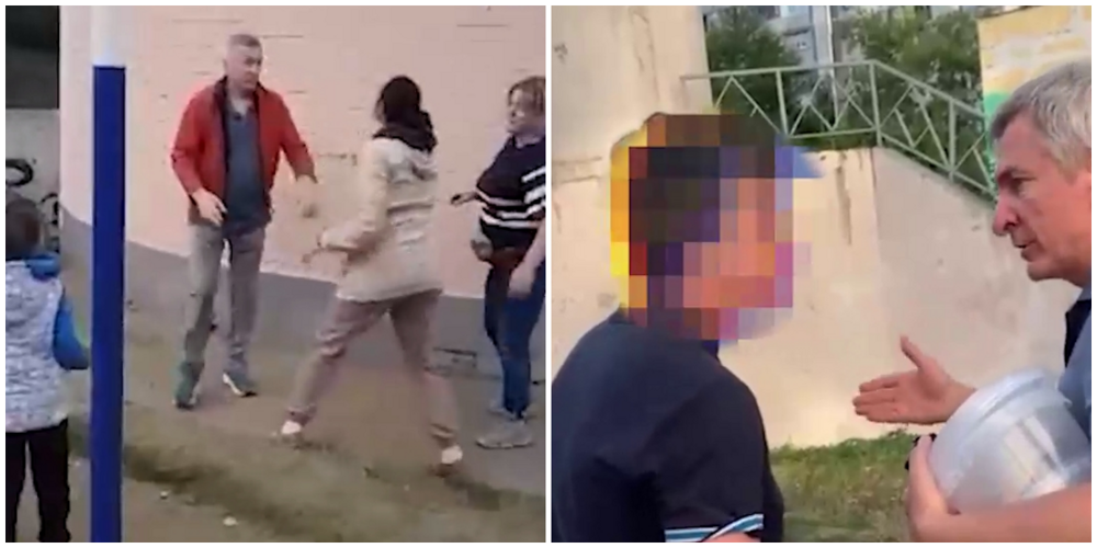 Муж московского судьи сделал себе отдельный спортивный уголок во дворе и теперь выгоняет оттуда женщин и детей