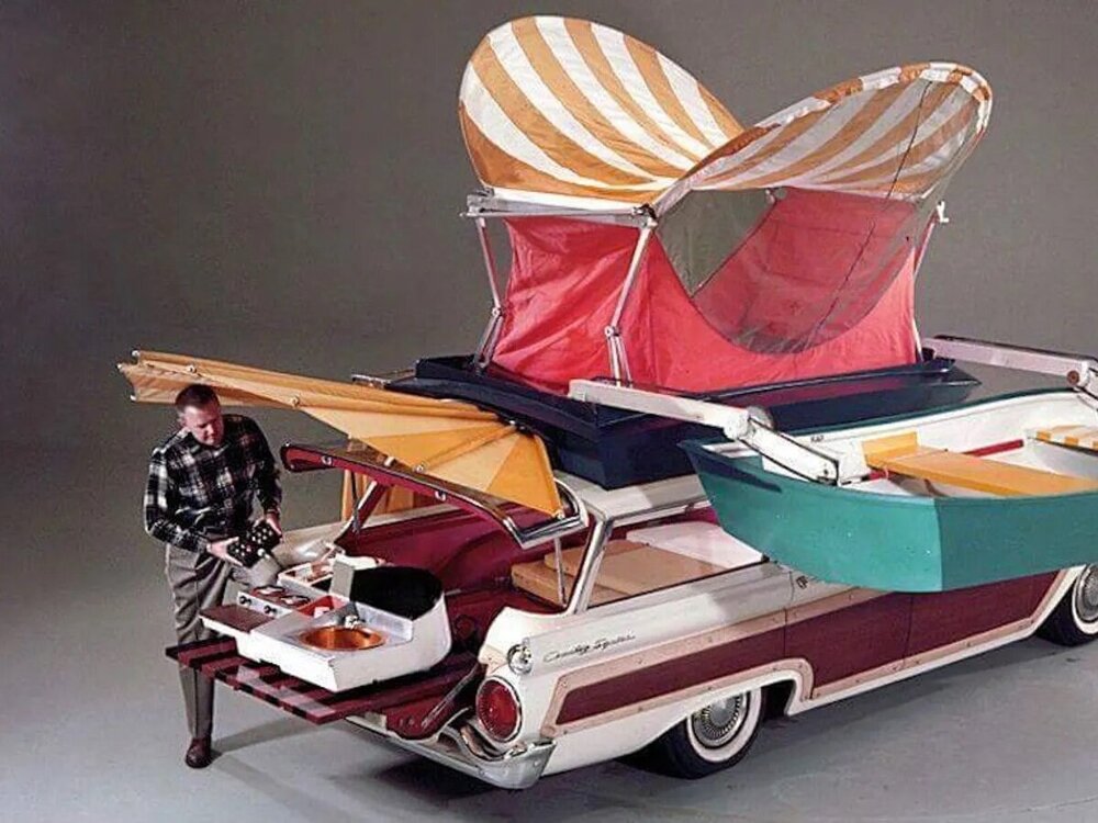 Как Форд придумал ставить палатку на крышу автомобиля, но это оказалось никому не нужным
