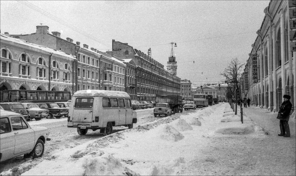 На Думской улице зимой. 