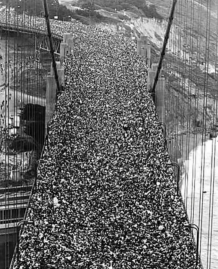 Открытие моста Золотые Ворота, май 1937 года