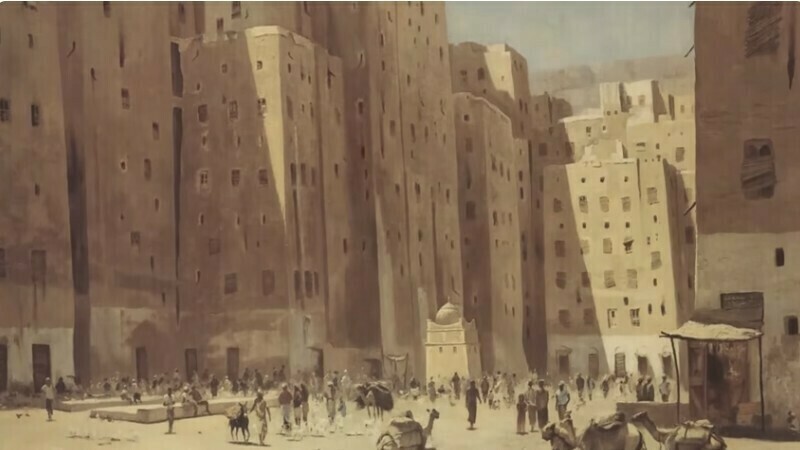 Древний город первых небоскребов, который построили в пустыне