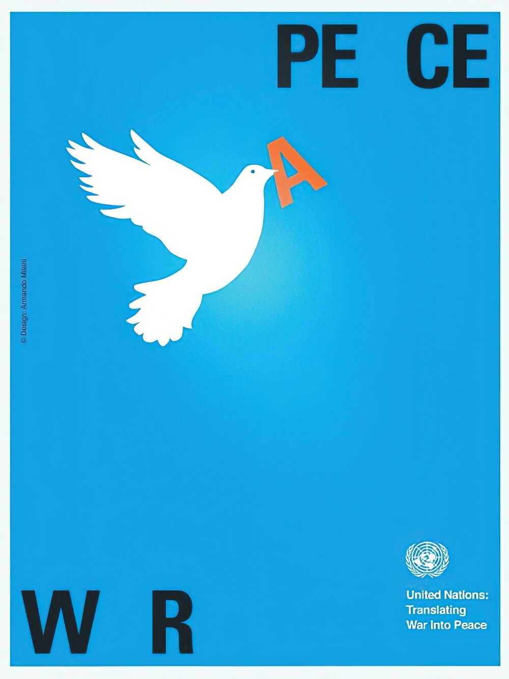 1. Плакат, разработанный Армандо Милани для Организации Объединенных Наций