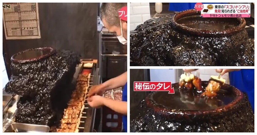 Японский ресторан использует горшок для соуса, который не мыли 60 лет