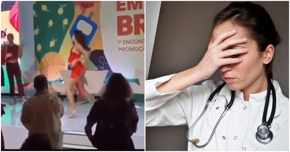 Танцовщица исполнила тверк на открытии медицинской конференции в Бразилии