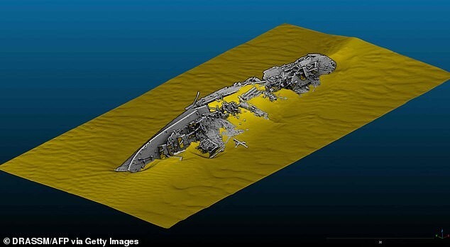 Он излучает веер звуков, которые регистрируются при отражении от морского дна, что позволяет геофизикам создавать красочные 3D-изображения таких объектов, как затонувшие корабли