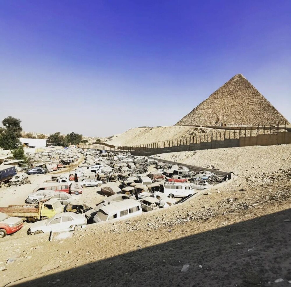 19. Пирамиды Гизы с другого ракурса