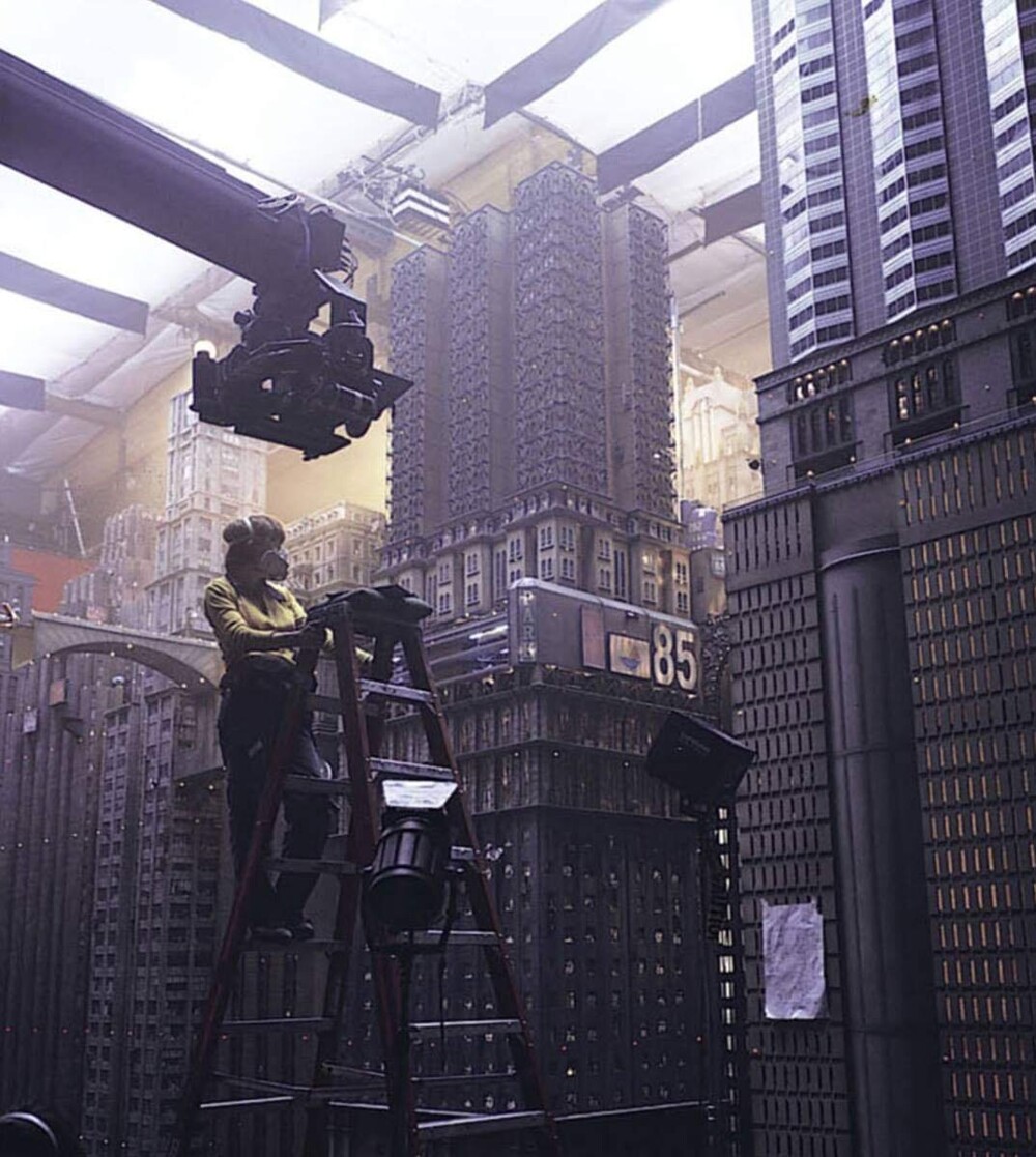 10. Миниатюрная копия Нью-Йорка для съёмок фильма "Пятый элемент", 1997 год
