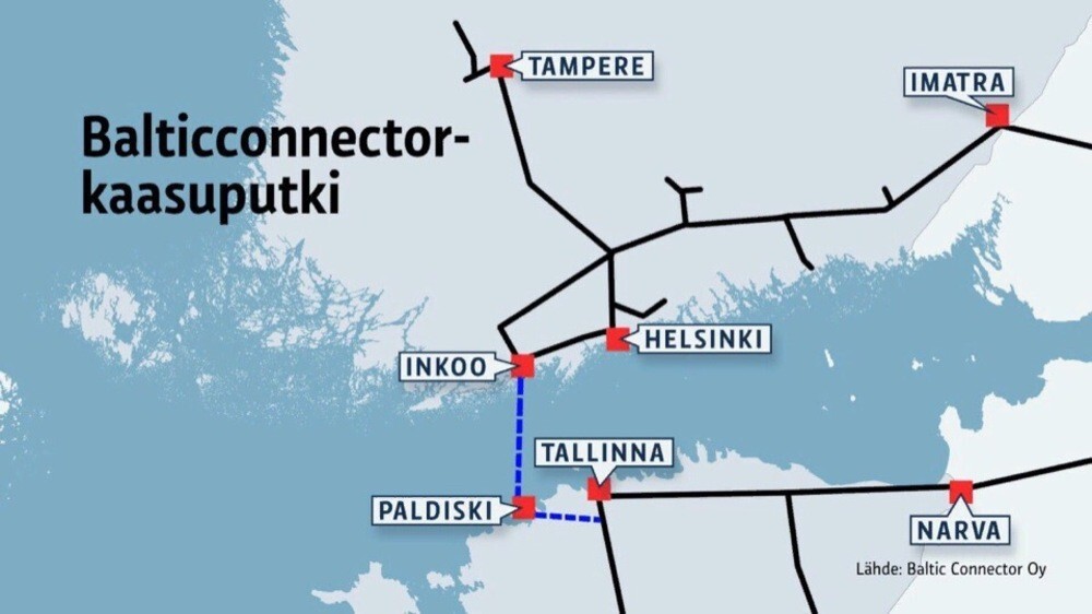 Финская полиция нашла виновного в повреждении газопровода в Балтийском море