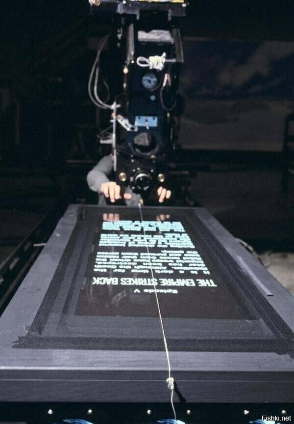 Звездные войны — съёмка бегущей строки, 1979 год