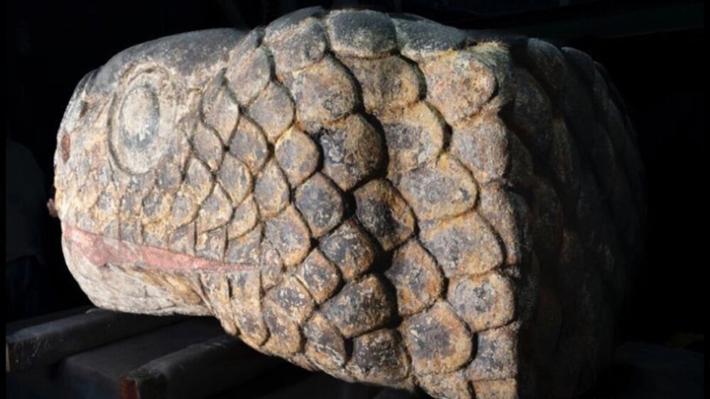 Благодаря землетрясению в Мехико обнаружили колоссальную голову змеи