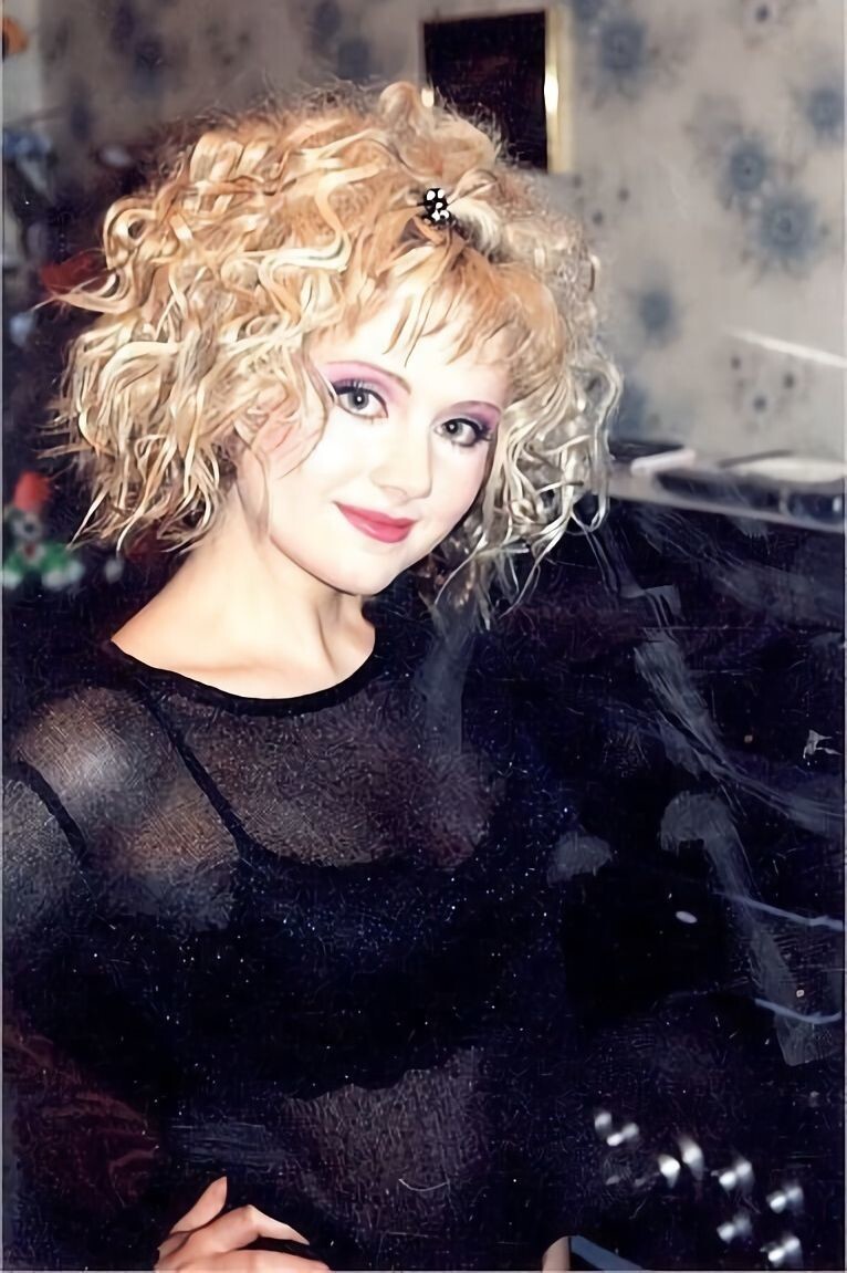 Натали на съёмках клипа "Черепашка", 1999 год