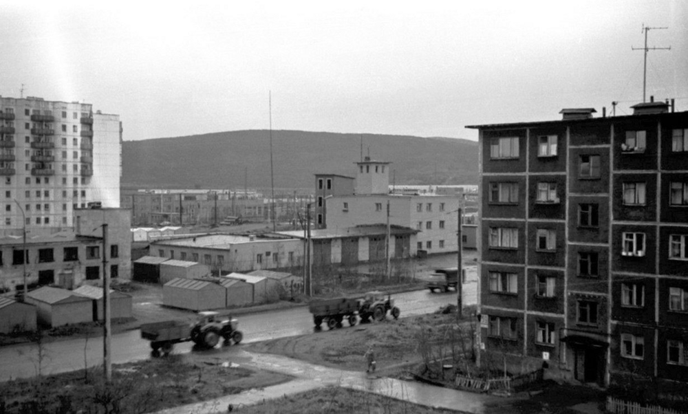 Мурманск, ул. Хлобыстова, 1980-е годы.